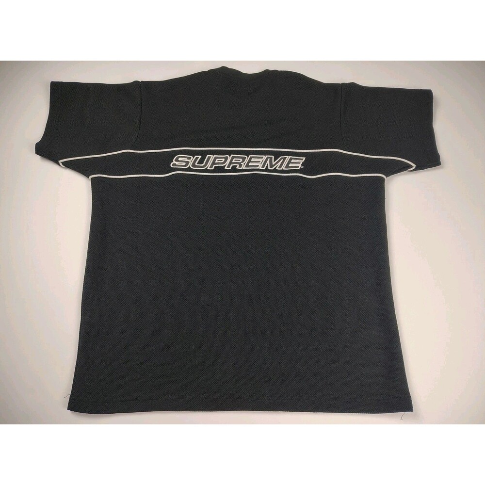 Supreme Piping Practice Short Sleeve Medium Top (Black) SS19 Pullover Jersey